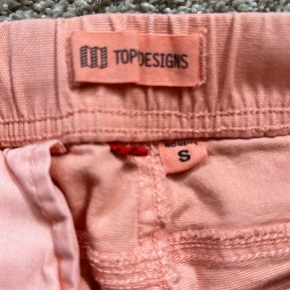 Women’s Drawstring Casual Pants - Peach Pink